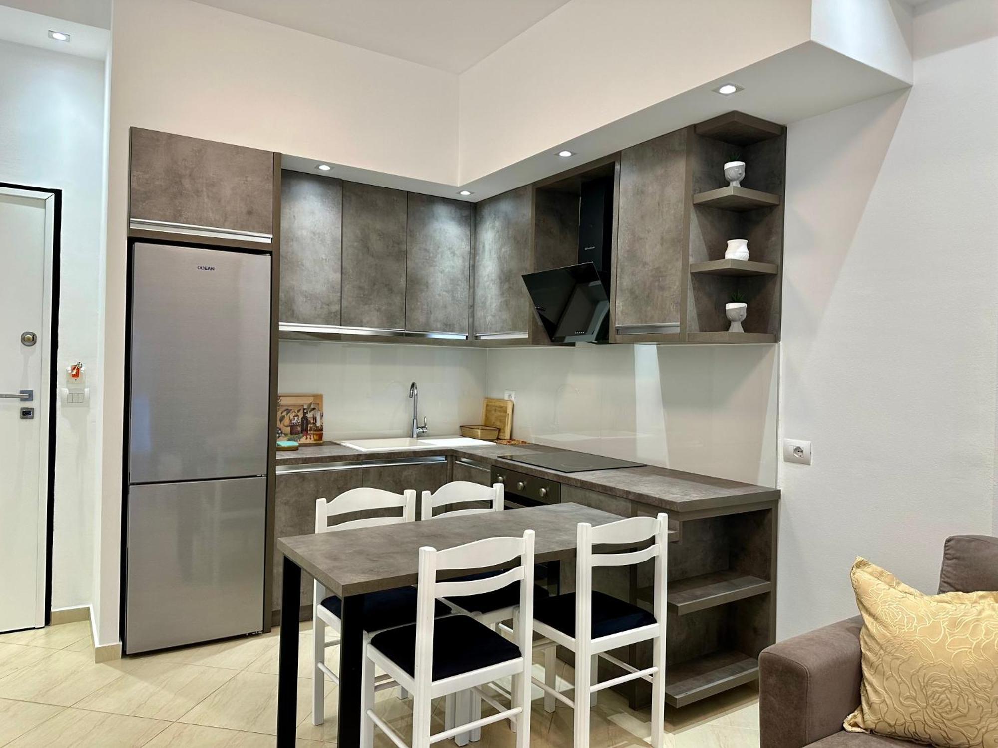 Aqua Apartments Seaview Sarande Bagian luar foto